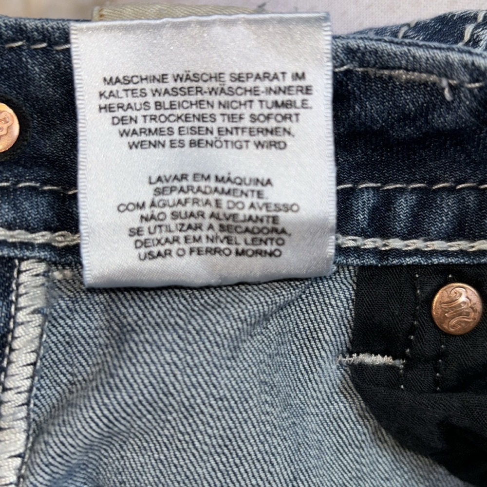 Miss Me Fleur De Lis Skinny Denim, Size 28 - Picture 16 of 16